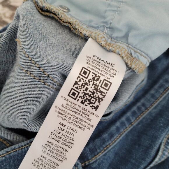 Frame  skinny Blue  jeans size 26‎ - Picture 6 of 10